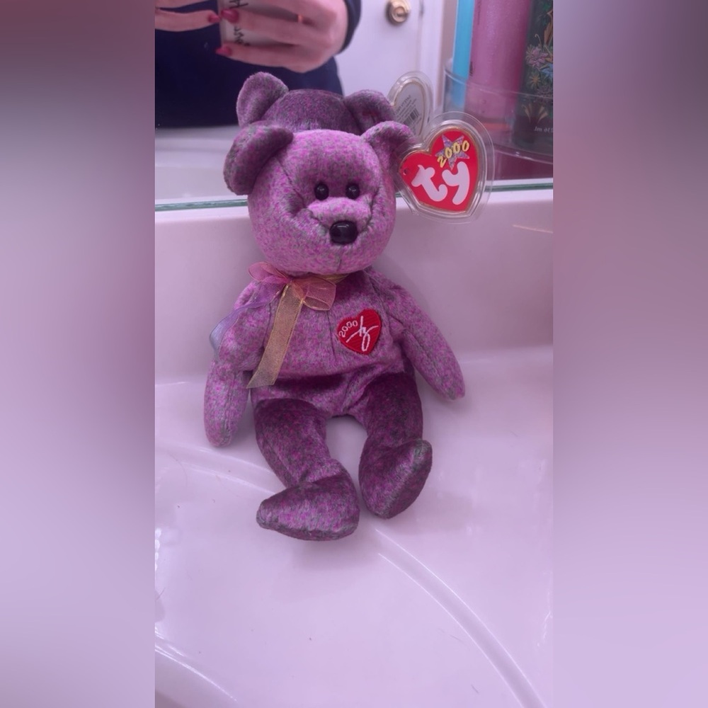 RARE Ty beanie baby 2000 signature bear
